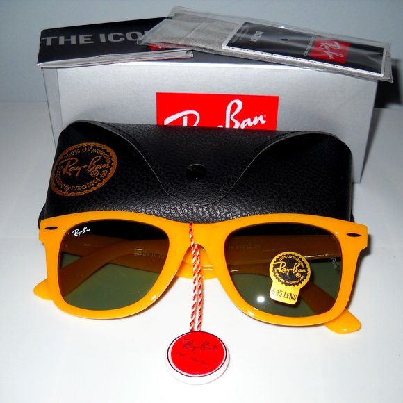 Ray-Ban Accessories - Women's Yellow Ray-Ban Sunglasses
